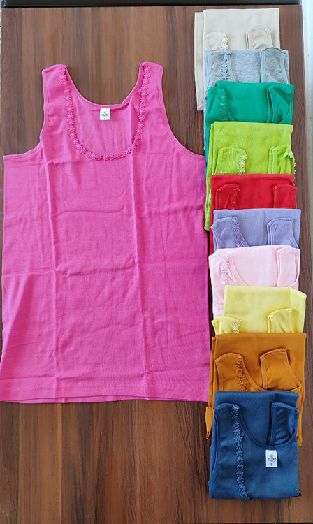 تاپ زنانه یلدیز رنگ صورتی