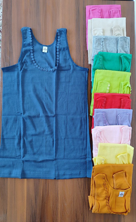 تاپ نخی رنگ سرمه ای مارک یلدیز